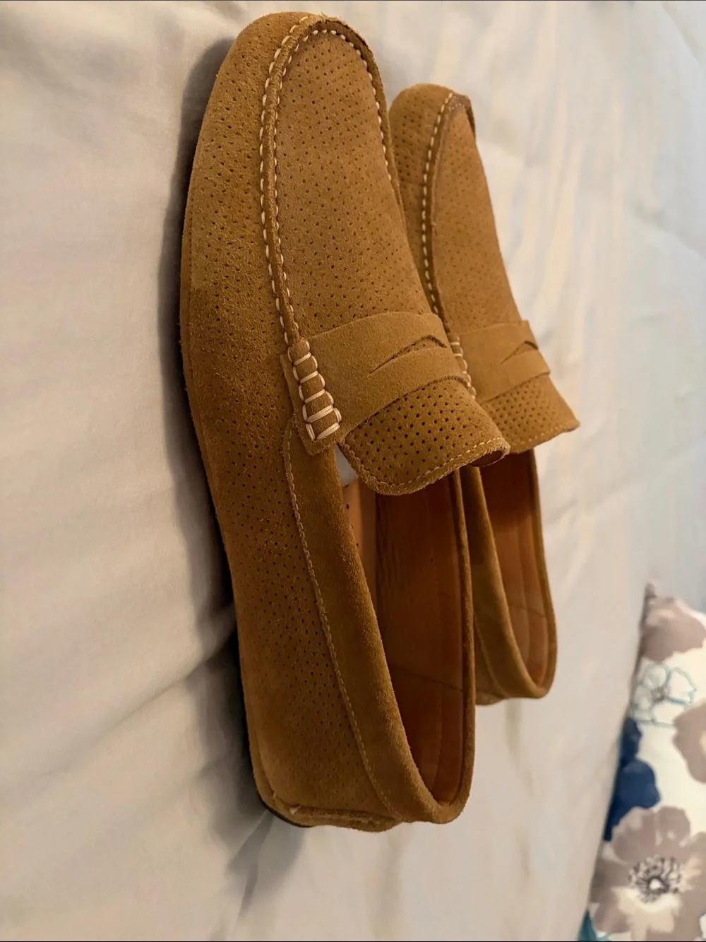 Men’s Flag Ltd. Suede Penny Loafers - Tan (size 11.5)